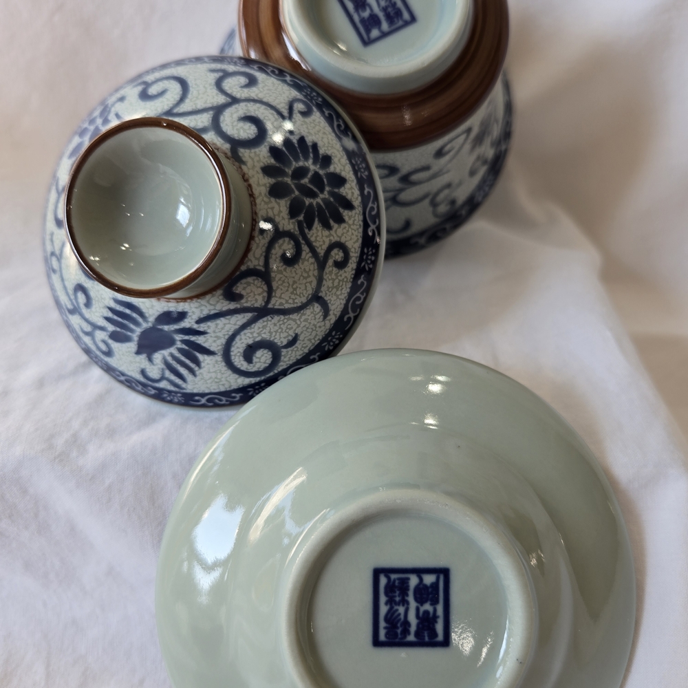Gaiwan Ceramic Tea Set - Picture 3 of 5